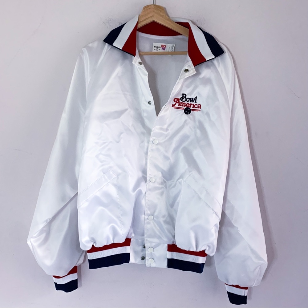 Vintage King Louie Pro Fit Bowling League Bomber Jacket
